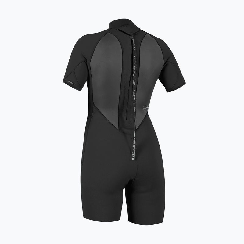 Pianka do pływania damska O'Neill Reactor-2 2mm Back Zip SS Spring IS7 black/black 2