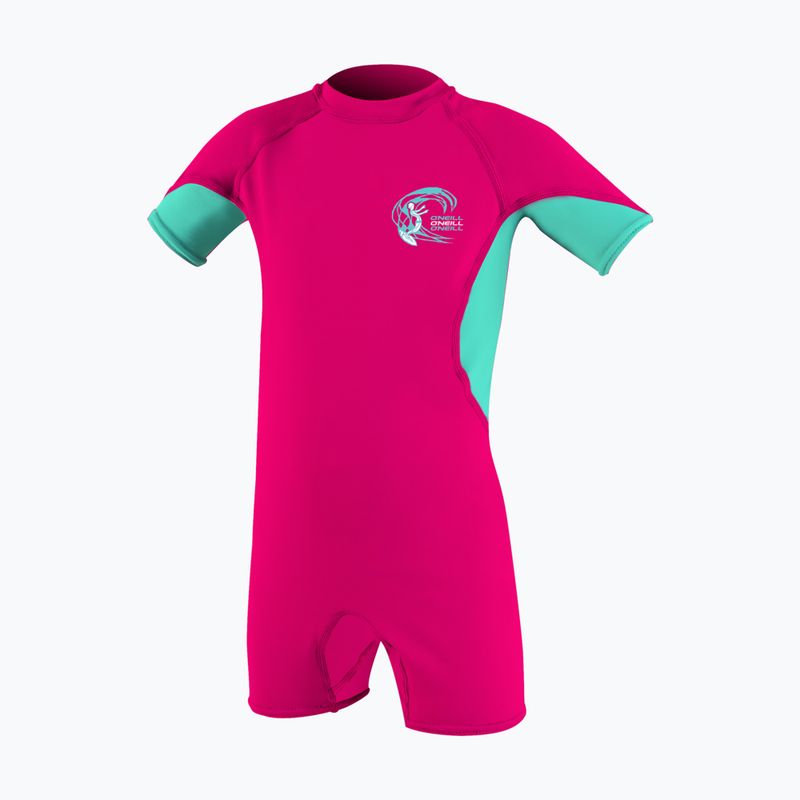 Kombinezon UPF 50+ O'Neill Child Basic Skins UV Spring IT4 watermelon/light aqua/white