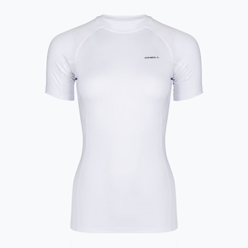 Koszulka do pływania damska O'Neill Basic Skins Rash Guard SS white