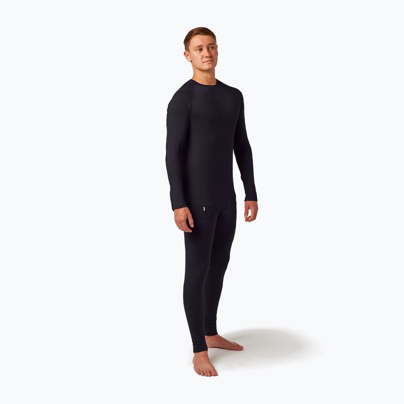 Bluza termoaktywna męska Surfanic Bodyfit Crewneck black 2