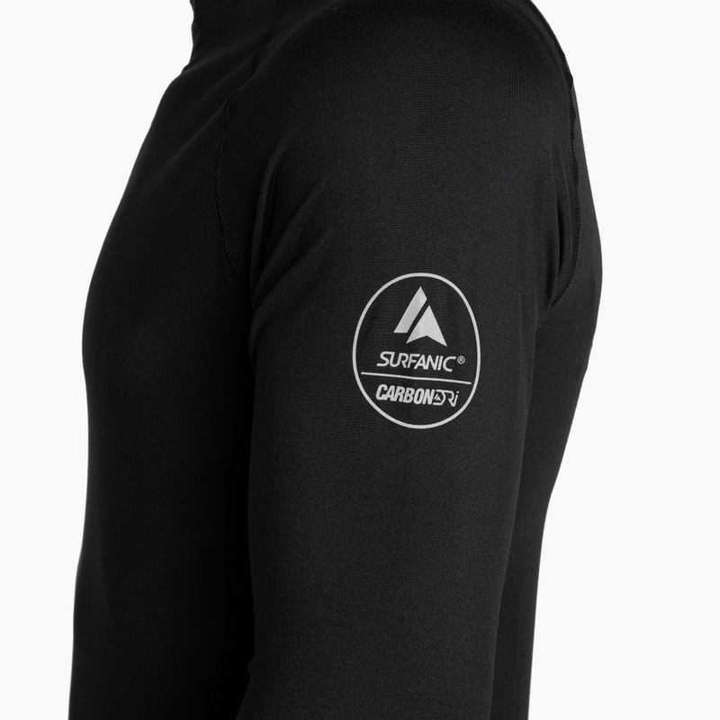 Bluza termoaktywna męska Surfanic Bodyfit Crewneck black 6
