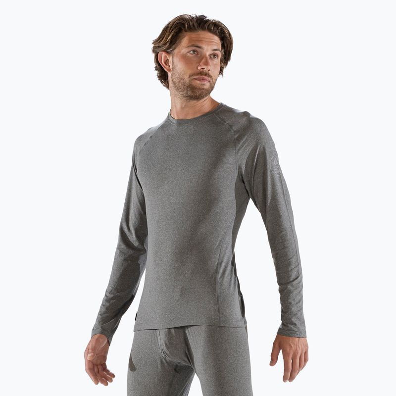 Bluza termoaktywna męska Surfanic Bodyfit Crewneck charcoal 4