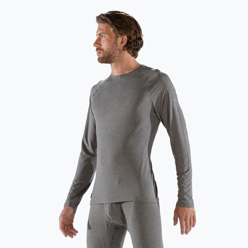 Bluza termoaktywna męska Surfanic Bodyfit Crewneck charcoal 5