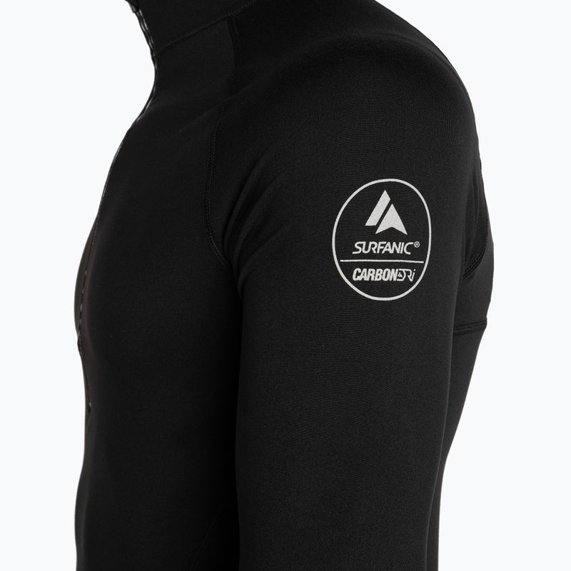 Bluza termoaktywna męska Surfanic Bodyfit Zip Neck black 7