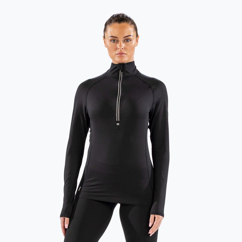 Bluza termoaktywna damska Surfanic Cozy Zip Neck black