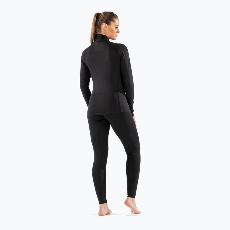 Bluza termoaktywna damska Surfanic Cozy Zip Neck black 4