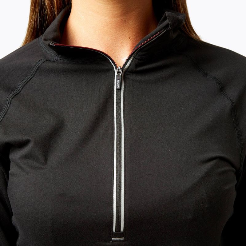Longsleeve termoaktywny damski Surfanic Cozy Zip Neck black 6