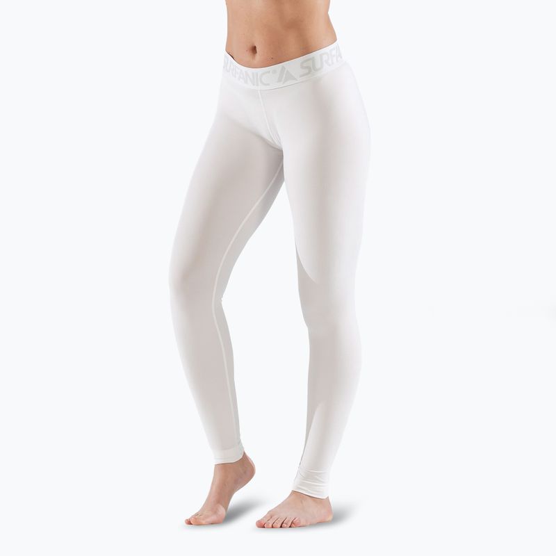 Spodnie termoaktywne damskie Surfanic Cozy Long John white 2