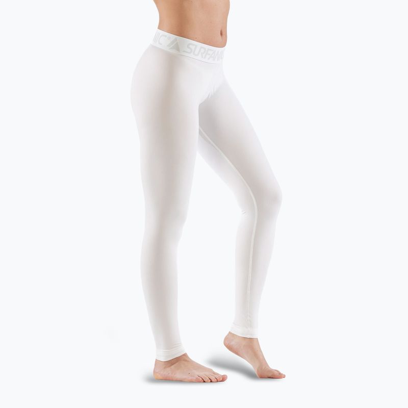 Spodnie termoaktywne damskie Surfanic Cozy Long John white 3