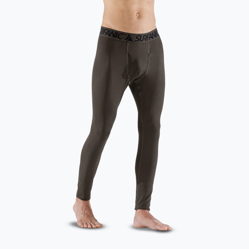 Spodnie termoaktywne męskie Surfanic Bodyfit Long John dark khaki 5