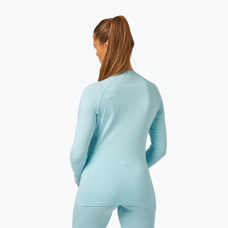 Bluza termoaktywna damska Surfanic Cozy Crewneck clearwater blue 3