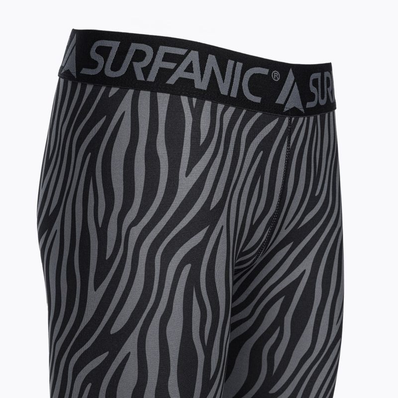 Spodnie termoaktywne damskie Surfanic Cozy Limited Edition Long John black zebra 7