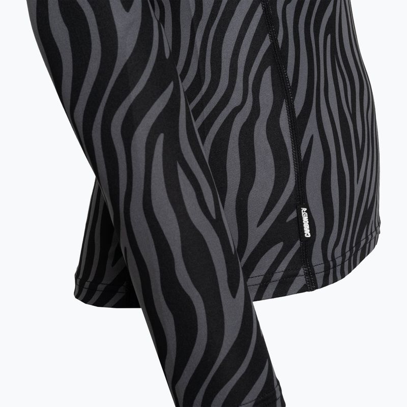 Bluza termoaktywna damska Surfanic Cozy Limited Edition Crew Neck black zebra 6