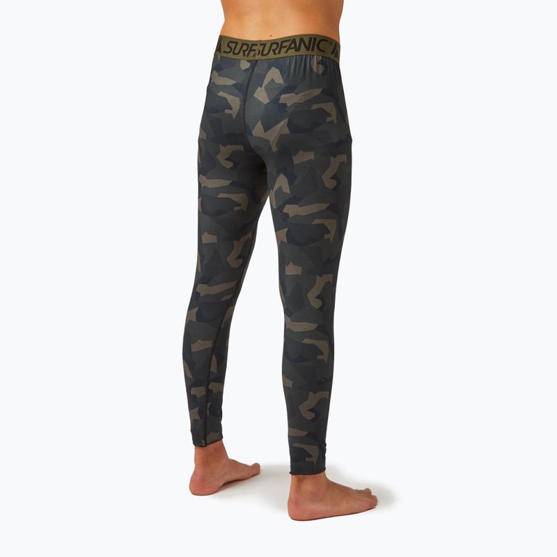 Spodnie termoaktywne męskie Surfanic Bodyfit Limited Edition Long John forest geo camo 2