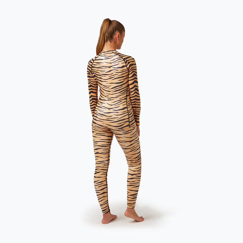 Longsleeve termoaktywny damski Surfanic Cozy Limited Edition Crew Neck tiger 3