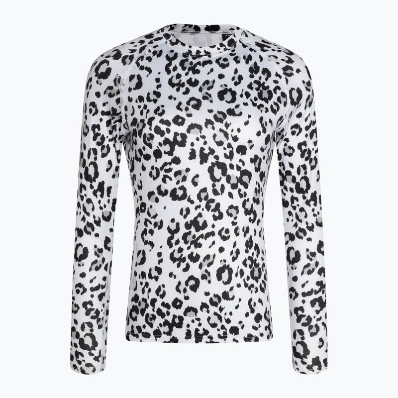 Longsleeve termoaktywny damski Surfanic Cozy Limited Edition Crew Neck snow leopard 4