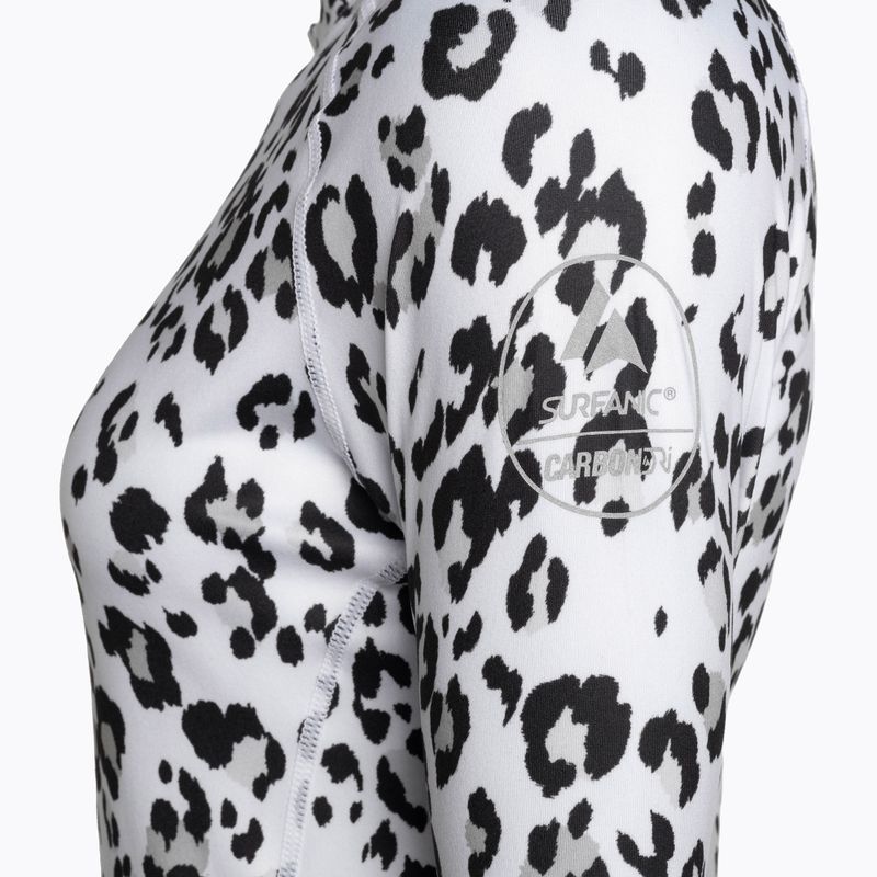 Longsleeve termoaktywny damski Surfanic Cozy Limited Edition Crew Neck snow leopard 7
