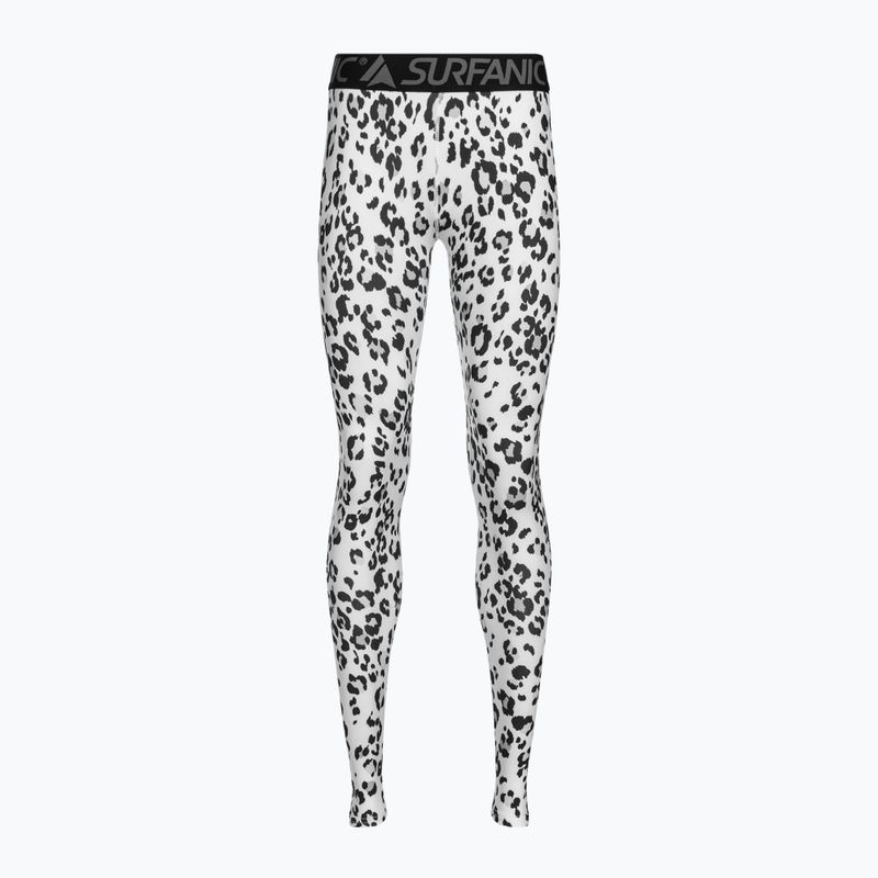 Spodnie termoaktywne damskie Surfanic Cozy Limited Edition Long John snow leopard 3