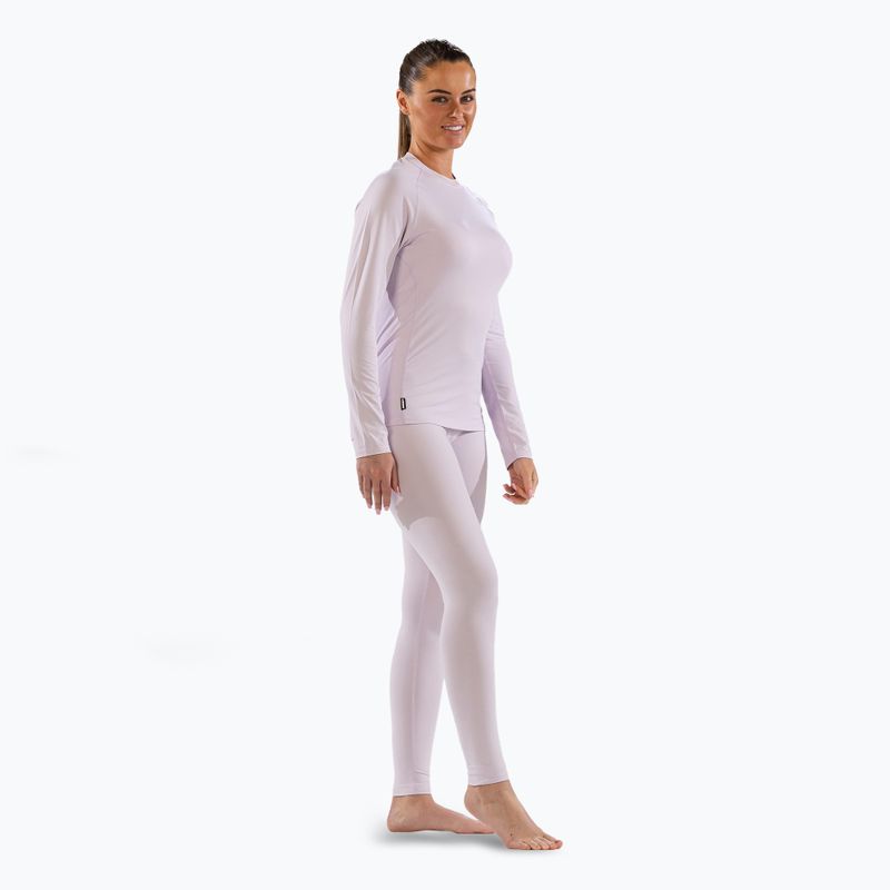 Bluza termoaktywna damska Surfanic Cozy Crewneck icey lilac 2