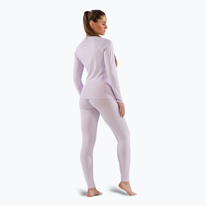 Bluza termoaktywna damska Surfanic Cozy Crewneck icey lilac 3