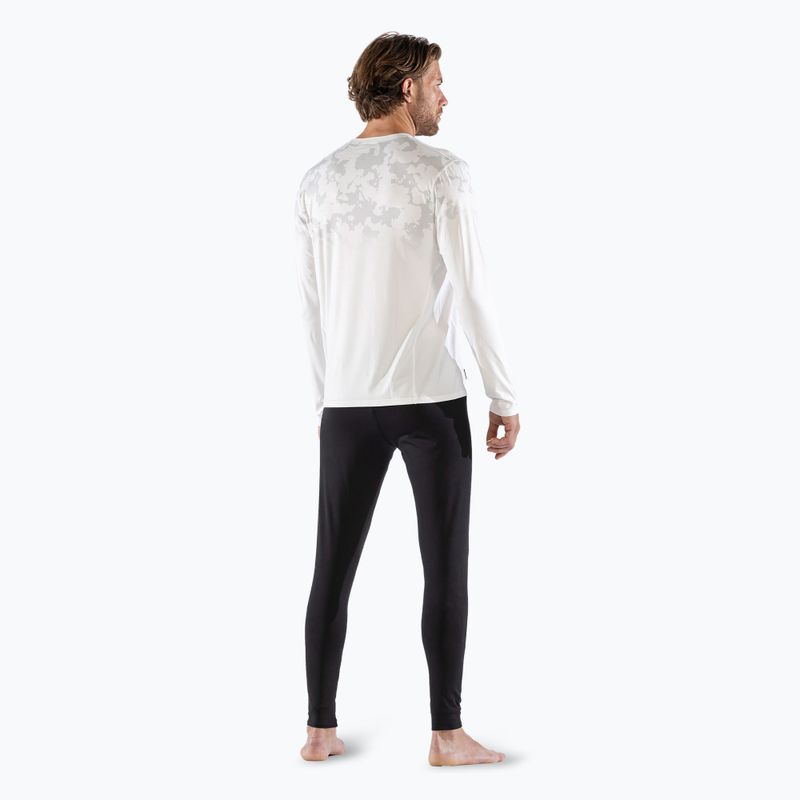 Longsleeve termoaktywny męski Surfanic Bodyfit CarbonDri Limited Edition Crew Neck optic white 4