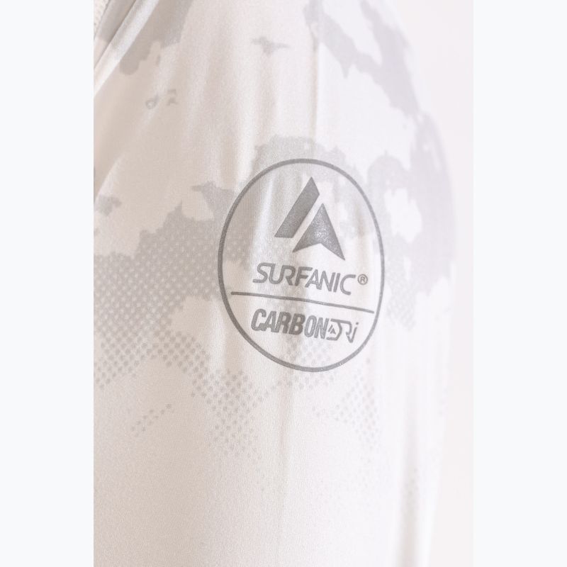 Bluza termoaktywna męska Surfanic Bodyfit CarbonDri Limited Edition Crew Neck optic white 8