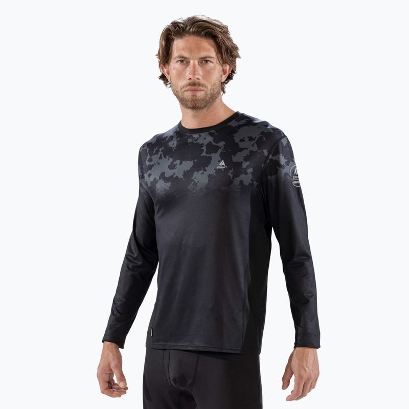 Bluza termoaktywna męska Surfanic Bodyfit CarbonDri Limited Edition Crew Neck black