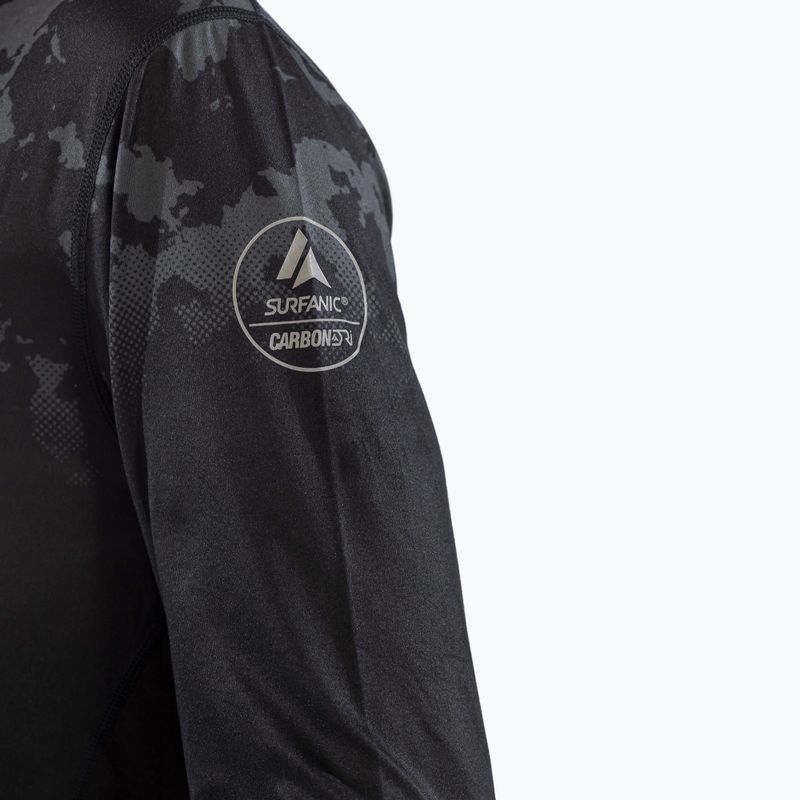 Longsleeve termoaktywny męski Surfanic Bodyfit CarbonDri Limited Edition Crew Neck black 9
