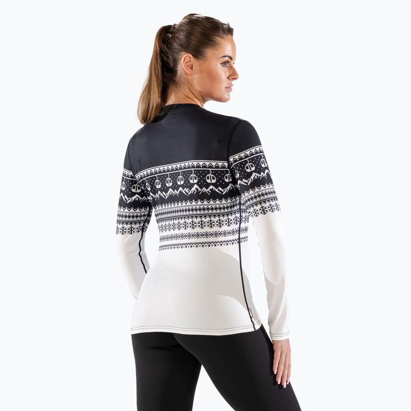 Bluza termoaktywna damska Surfanic Cozy CarbonDri Limited Edition Crew Neck black 3