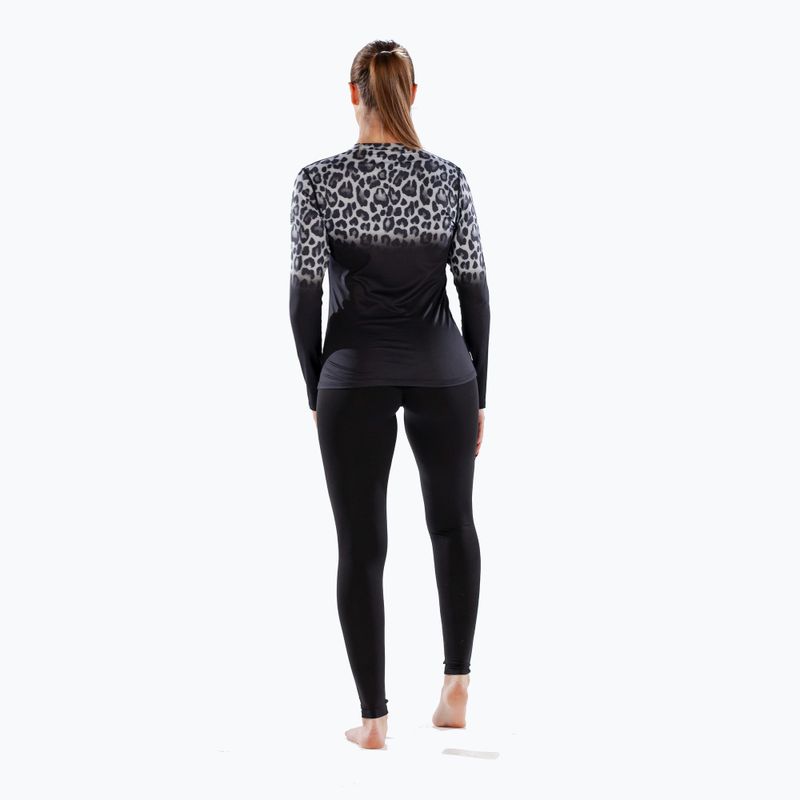 Longsleeve termoaktywny damski Surfanic Cozy CarbonDri Limited Edition Crew Neck black 4