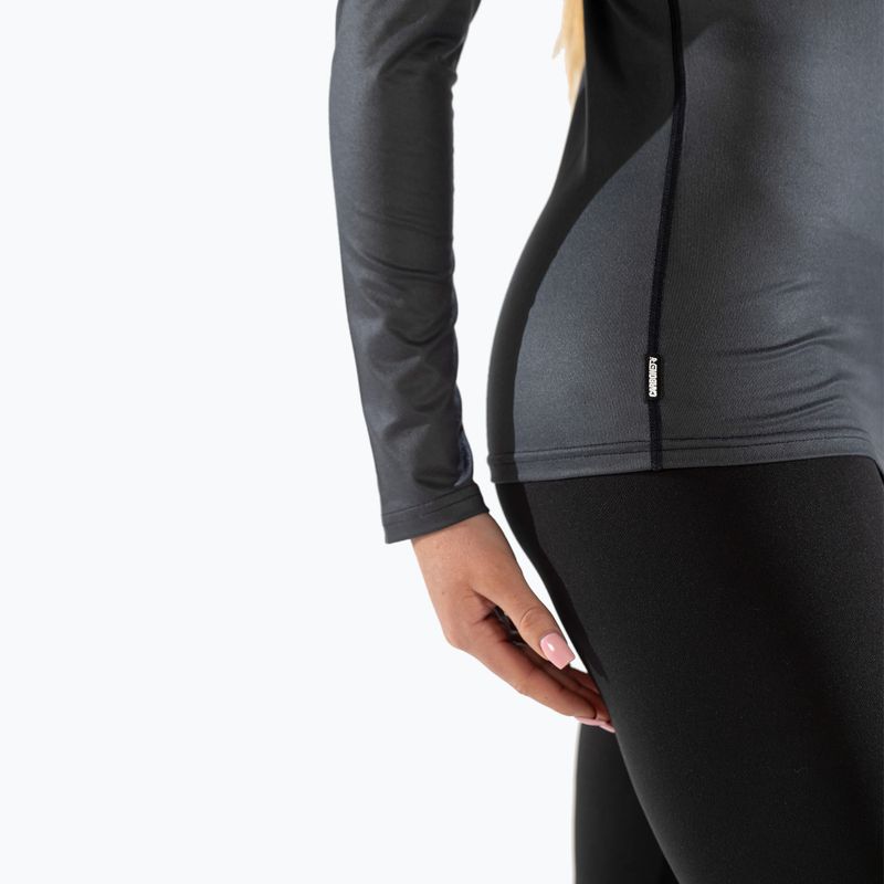 Longsleeve termoaktywny damski Surfanic Cozy CarbonDri Limited Edition Crew Neck jet black 9