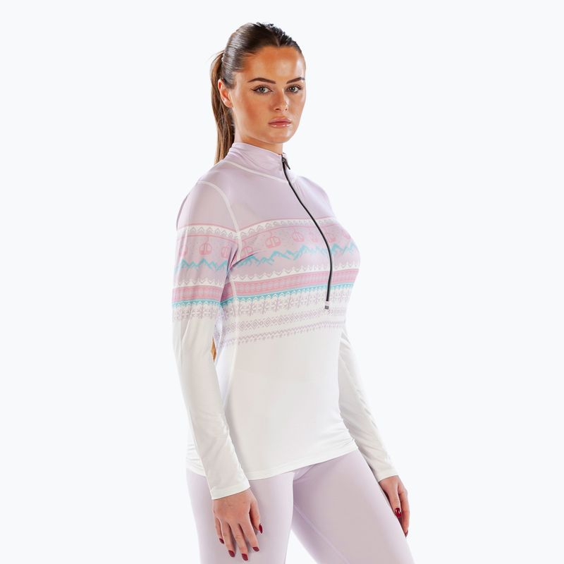 Longsleeve termoaktywny damski Surfanic Cozy CarbonDri Limited Edition Zip Neck pink 5