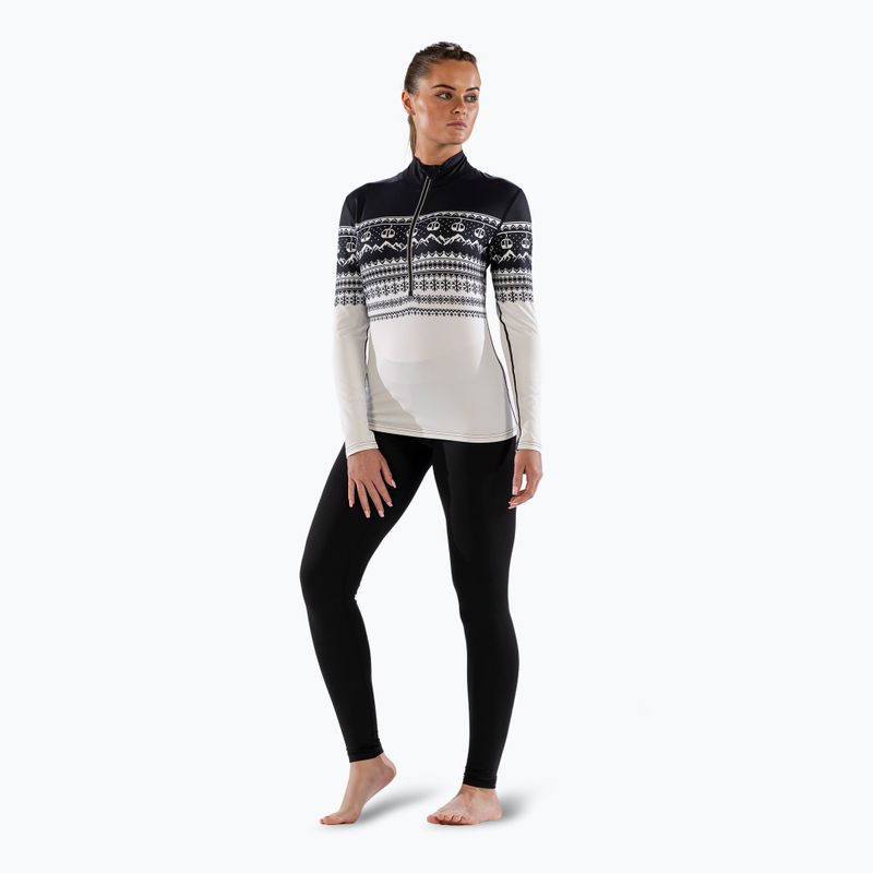 Longsleeve termoaktywny damski Surfanic Cozy CarbonDri Limited Edition Zip Neck black 2