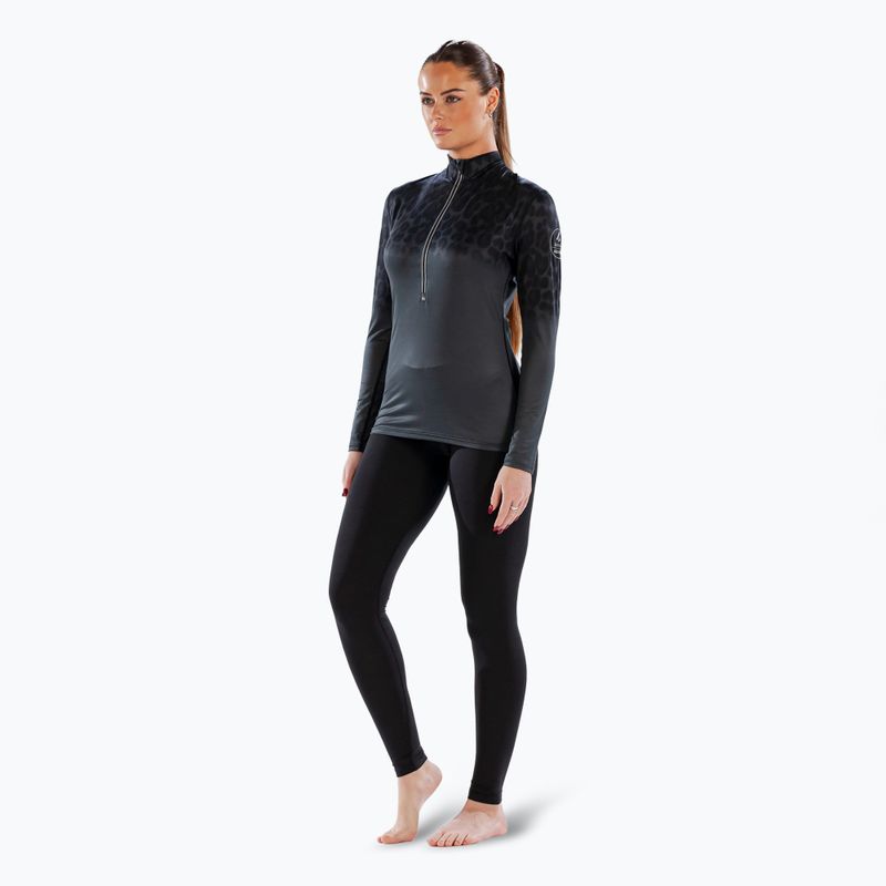 Bluza termoaktywna damska Surfanic Cozy CarbonDri Limited Edition Zip Neck black 2