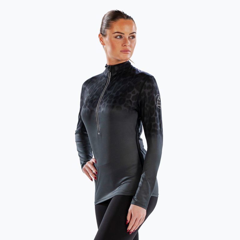 Bluza termoaktywna damska Surfanic Cozy CarbonDri Limited Edition Zip Neck black 4