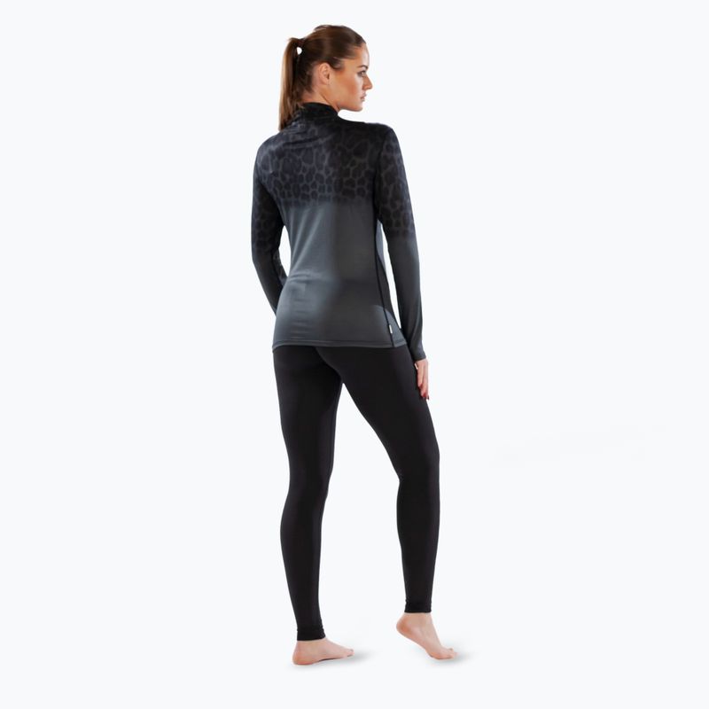 Bluza termoaktywna damska Surfanic Cozy CarbonDri Limited Edition Zip Neck black 6