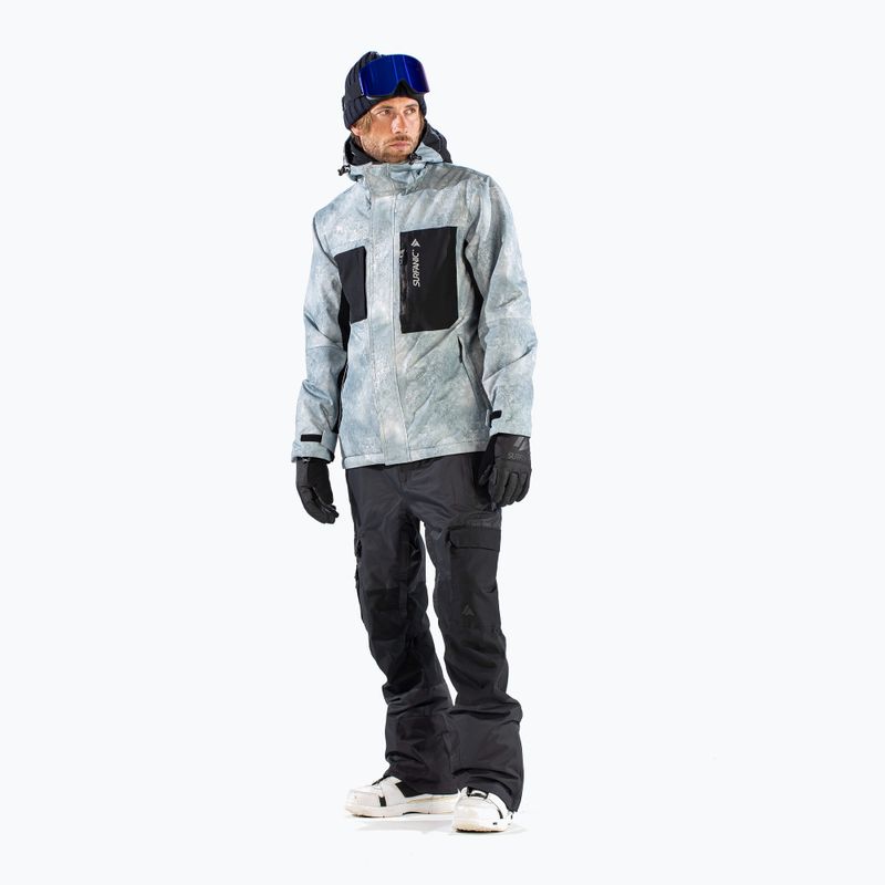 Kurtka snowboardowa męska Surfanic Avalanche Concrete grey 2