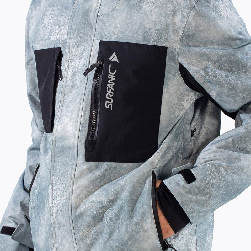 Kurtka snowboardowa męska Surfanic Avalanche Concrete grey 8