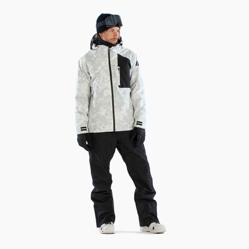 Kurtka snowboardowa męska Surfanic Orion Map white 2