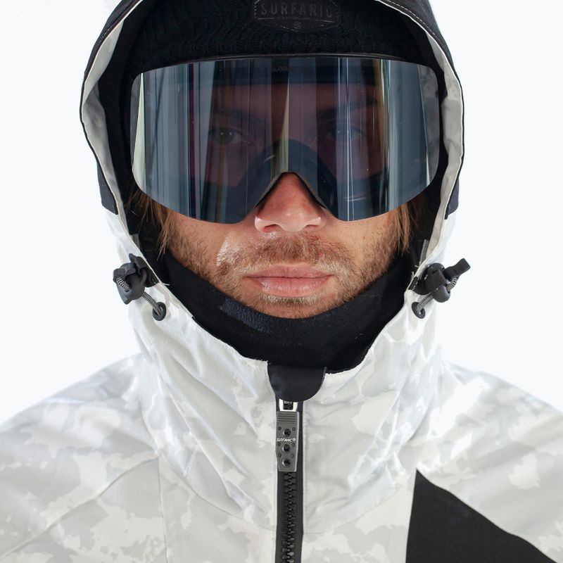Kurtka snowboardowa męska Surfanic Orion Map white 8