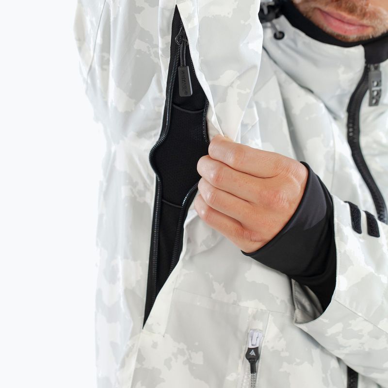 Kurtka snowboardowa męska Surfanic Orion Map white 12