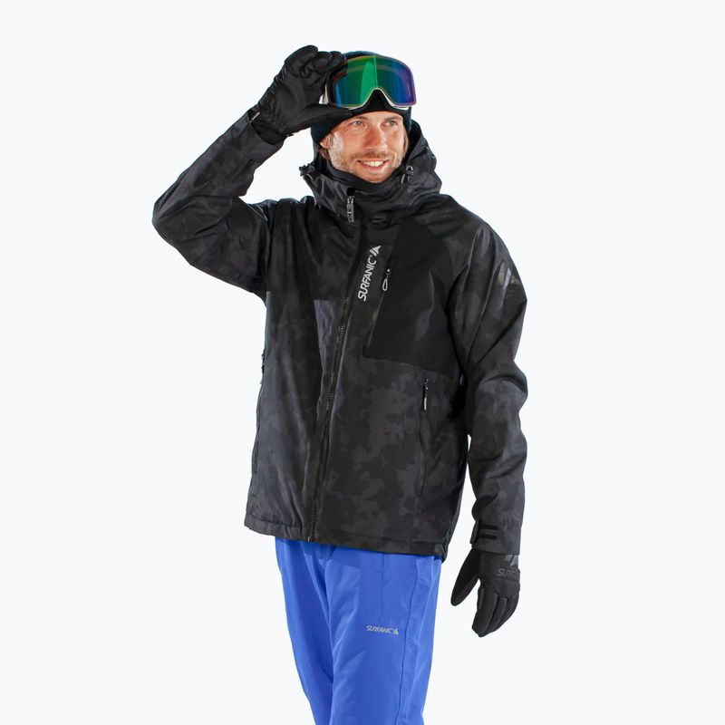 Kurtka snowboardowa męska Surfanic Orion Map black 6