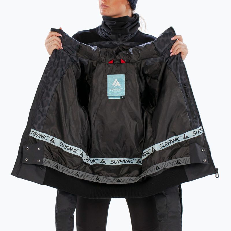 Kurtka snowboardowa damska Surfanic Venus Jag jet black 12