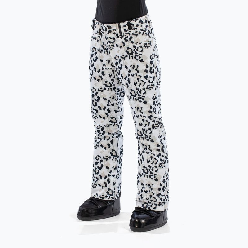 Spodnie snowboardowe damskie Surfanic Glow Animal Camo white 3