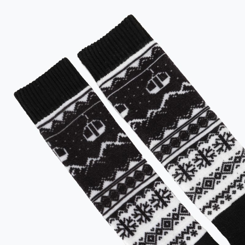 Skarpety narciarskie Surfanic Pro Tech  3 pak Fairisle black 4