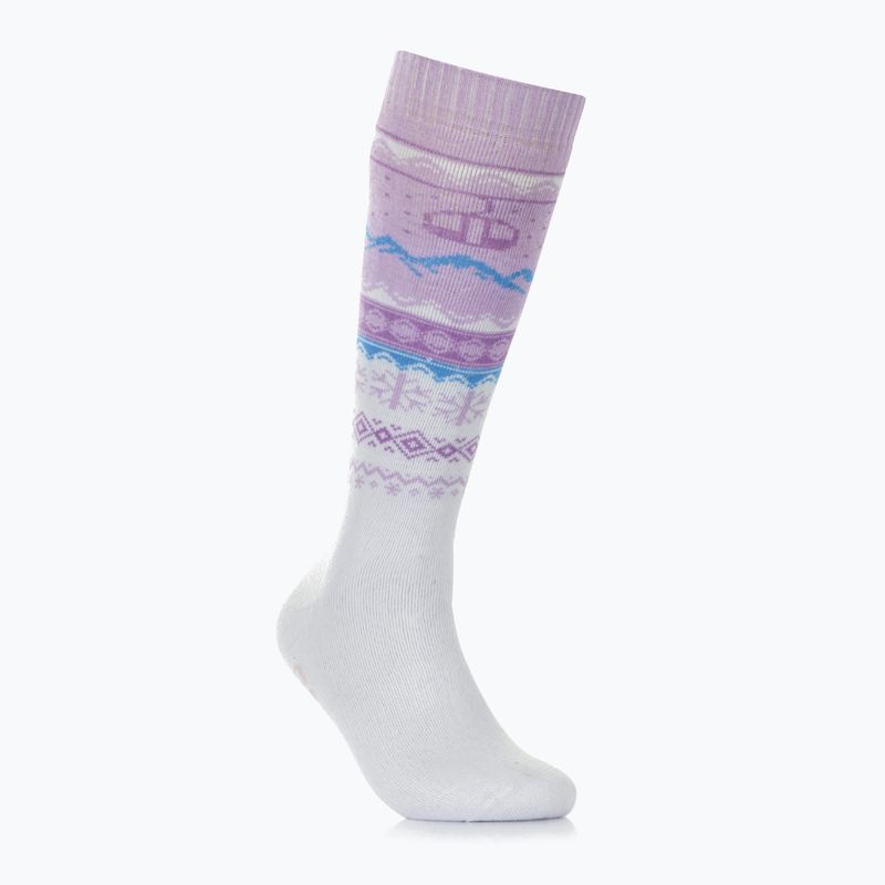 Skarpety narciarskie Surfanic Pro Tech Fairisle 3 pak ice lilac 4