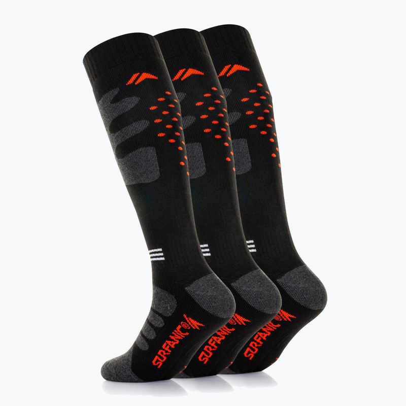 Skarpety narciarskie Surfanic Pro Tech Plus 3 pak orange 3