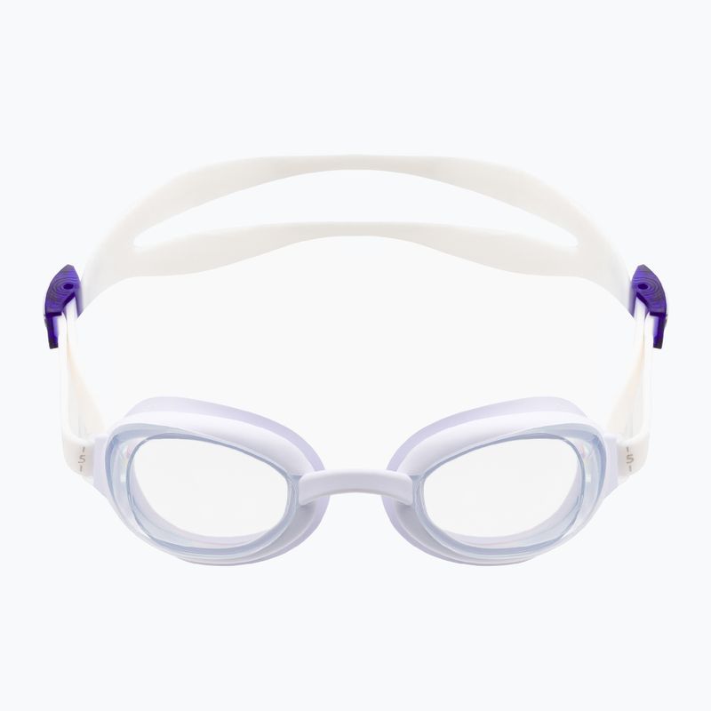 Okulary do pływania damskie Speedo Aquapure Female white/purple/clear 2