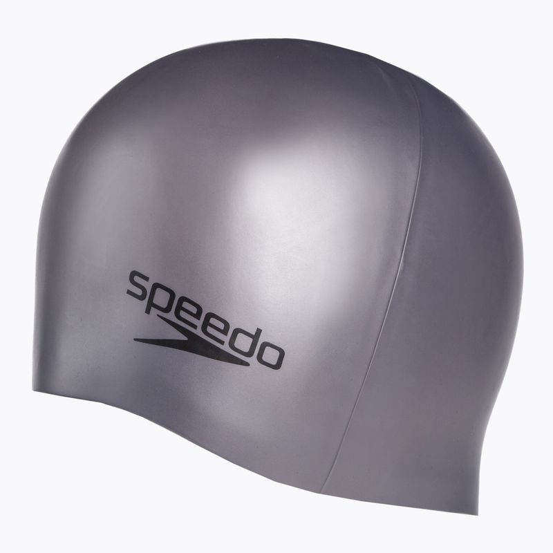 Czepek pływacki Speedo Plain Moulded Silicone chrome