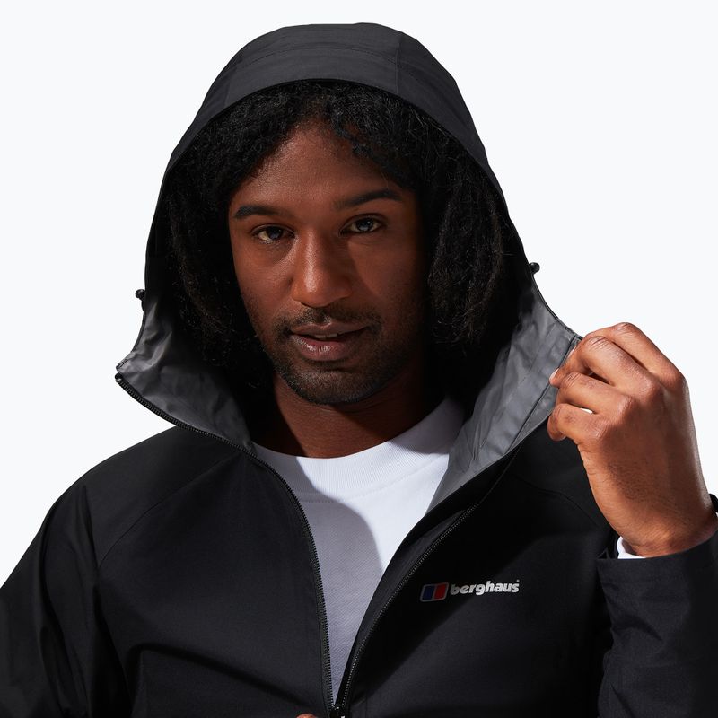Kurtka przeciwdeszczowa męska Berghaus Paclite 2.0 Shell black/black 4